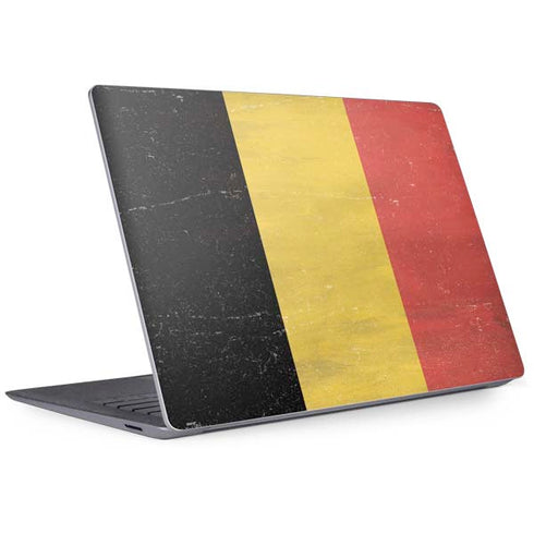 Belgium Flag Distressed Surface Laptop 3 13.5in Skin